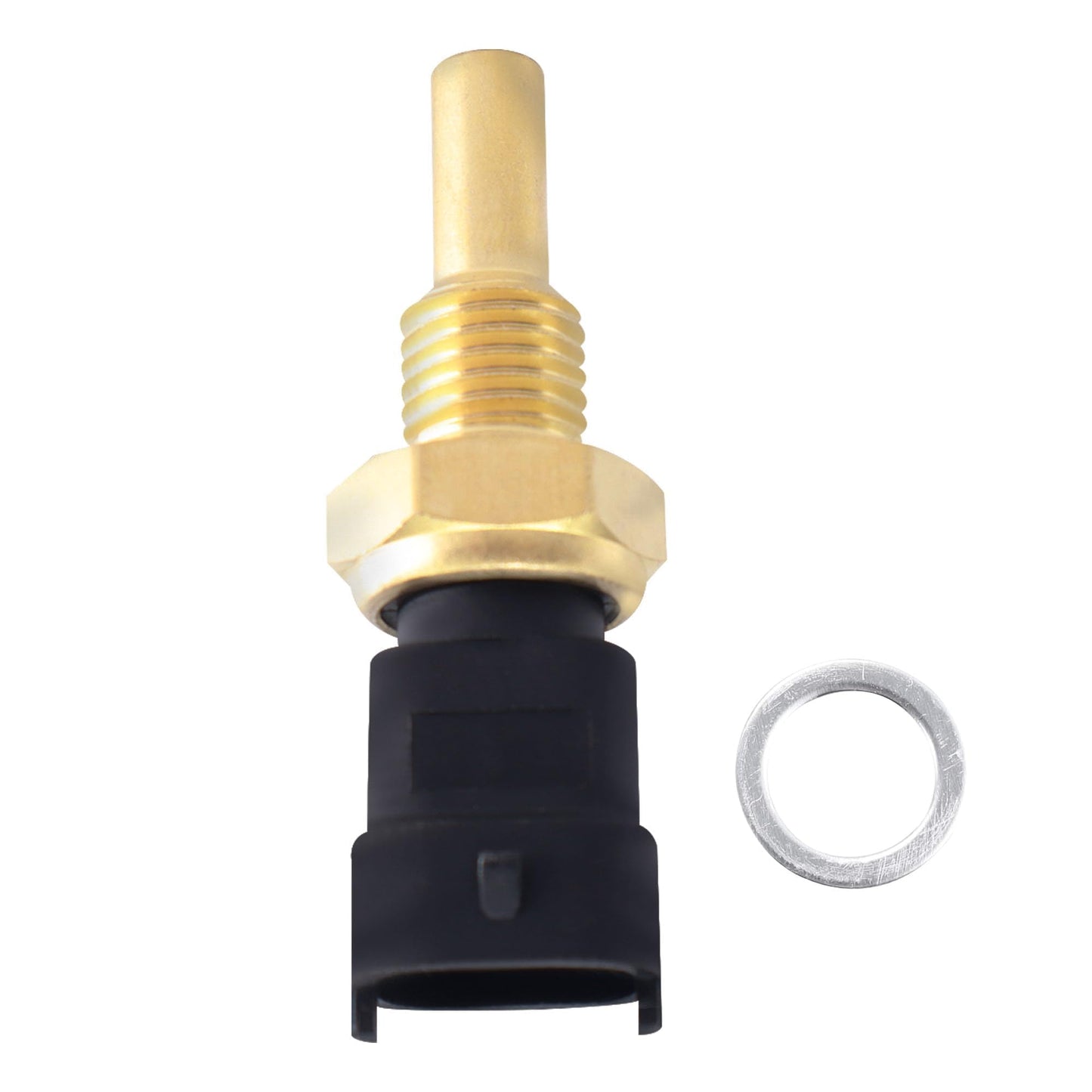 HiSport 213-4777 Coolant Temperature Sensor Compatible with Buick Cadillac Chevy GMC Saturn - 2008-2017 Enclave,2008-2012 Malibu,2009-2017 Traverse,2007-2016 Acadia,Replaces 12639899