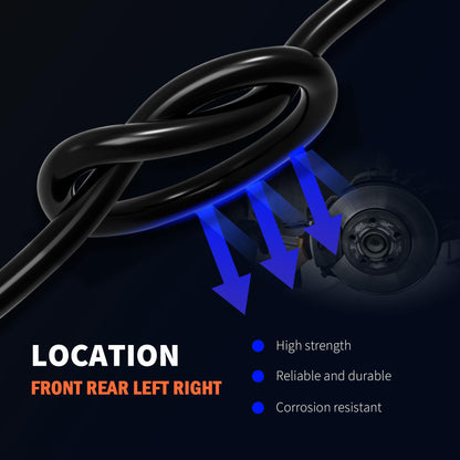 HiSport Front Rear Left Driver and Right Passenger Side ABS Wheel Speed Sensor Set Compatible with Dodge Chrysler 300 Challenger Charger 4PCS