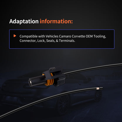 HiSport Billet Wire Connector LS Gen 4 Starter Motor Solenoid LS3 Pigtail WPSTR40 Compatible with Vehicles Camaro Corvette OEM Tooling, Connector, Lock, Seals, Terminals