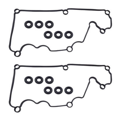 HiSport Valve Cover Gasket Set - Compatible with Ford 2005 2006 2007 2008 2009 2010 Mustang 4.0L - Replace VS50646R