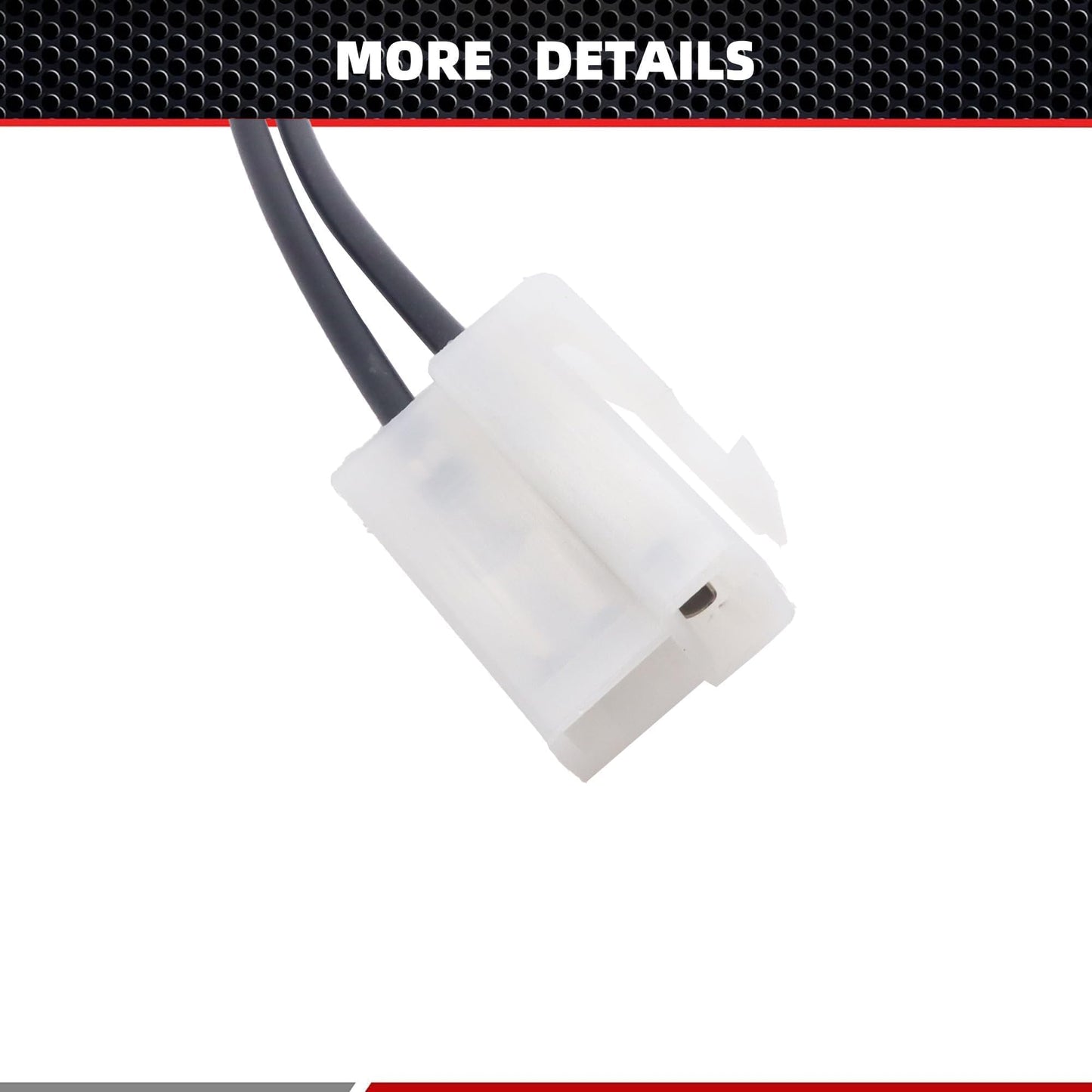 HiSport DAC072 Alternator Connector Pigtail Plug Repair Wire/Wiring Harness Compatible with Nippondenso Kubota 2 Way