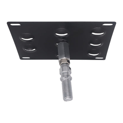 HiSport License Plate Holder Front Bumper Compatible with Mazda 3 6 CX-5 MX-5 Miata, No Drill Relocator Hole Adapter Support Holder