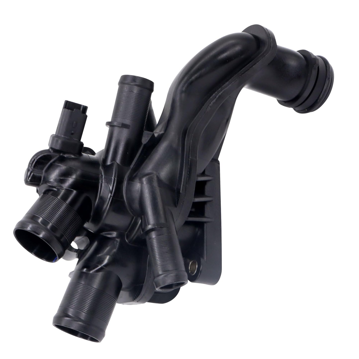 HiSport Engine Coolant Thermostat and Housing Assembly with Sensors 11537534521 Compatible with Mini Cooper 2007-2013, Cooper Countryman 2011-2013 - DOHC, 1.6L