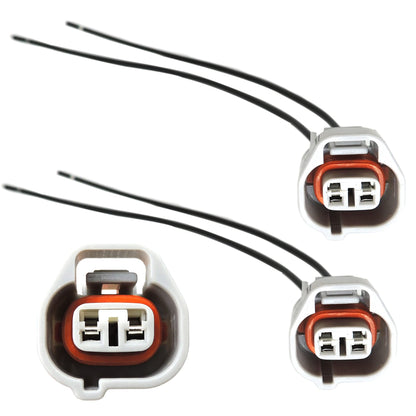 HiSport 645-673 Vapor Canister Purge Valve Connector Wiring Harnesses 88974056 Side Marker Pigtail Connector Harness Replacement for Toyota Lexus Camry Prius rav4 2pcs