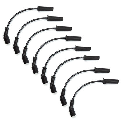 HiSport Spark Plug Wire Set 9748HH - Compatible with 1999-2012 Cadillac Escalade Chevy Silverado Suburban Tahoe GMC Sierra Yukon, Replaces 88862385 88862122 19351571