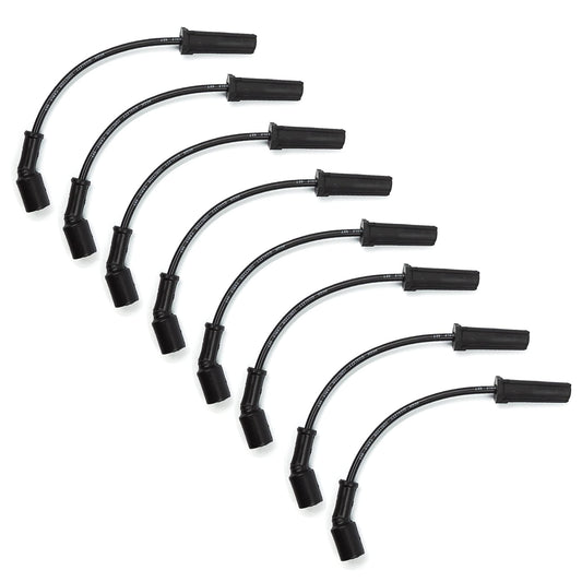 HiSport Spark Plug Wire Set 9748HH - Compatible with 1999-2012 Cadillac Escalade Chevy Silverado Suburban Tahoe GMC Sierra Yukon, Replaces 88862385 88862122 19351571