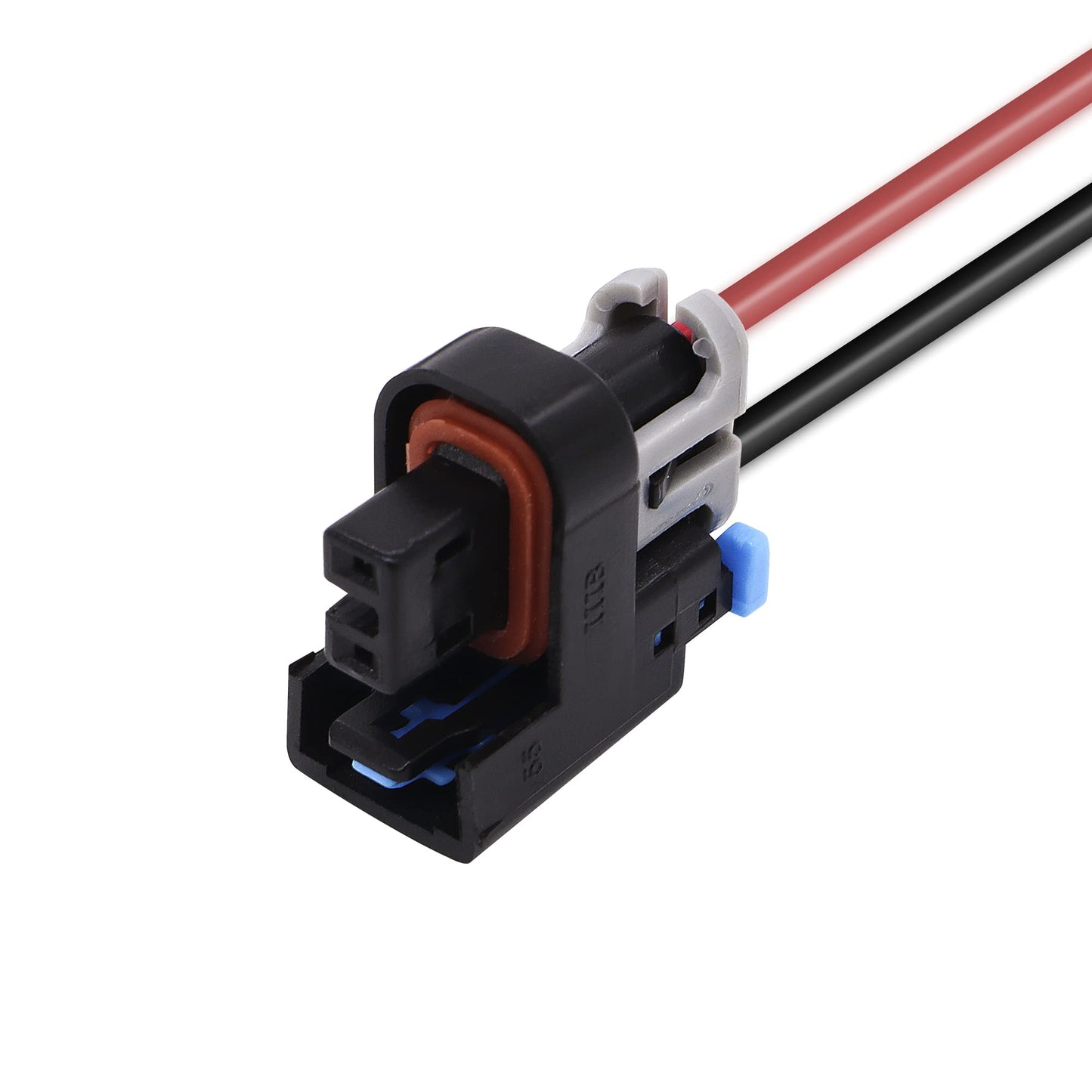 HiSport LS Truck Fuel Injector Connector Pigtail Wire Compatible with Chevrolet GMC 1500 2500 3500 Mini Multec 2 (8 pack) Replace 17113553 17113698 WPINJ31X8