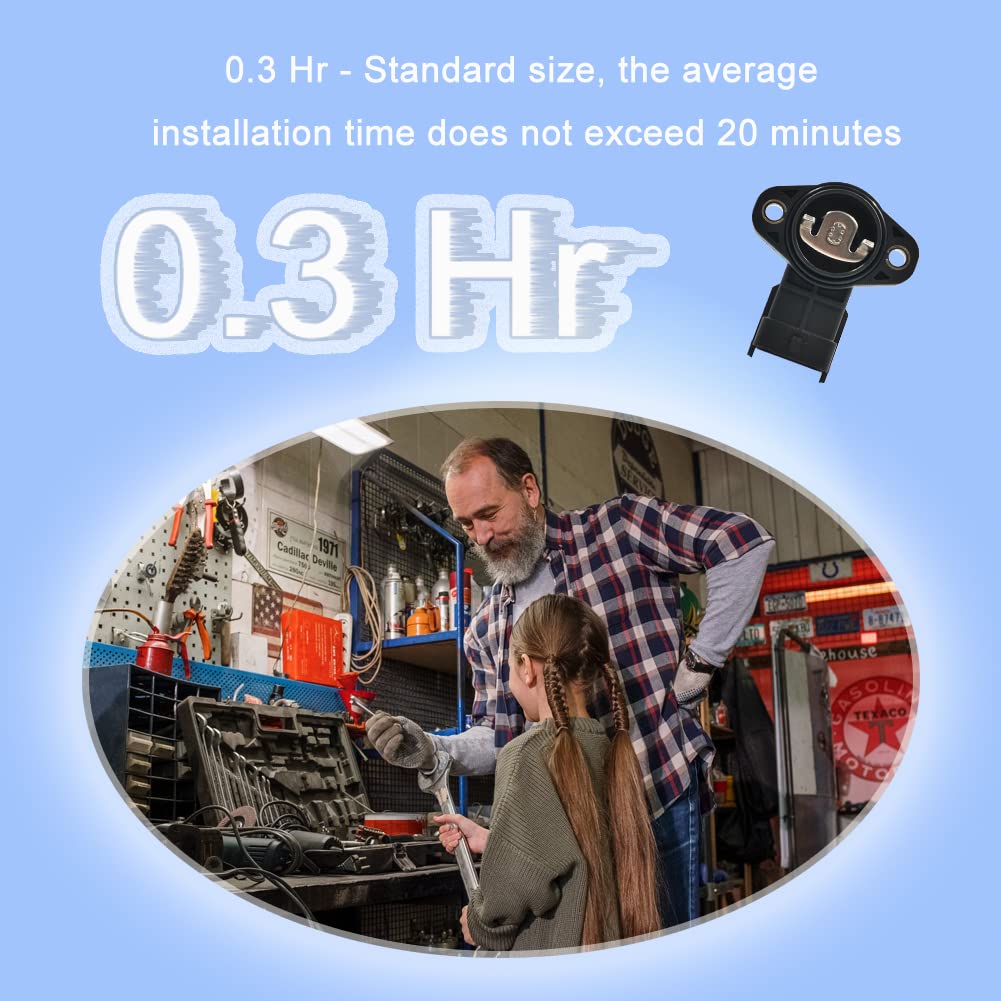 HiSport Throttle Position Sensor TPS Compatible with 2006-2011 Hyundai Accent 1.6L, 2006-2011 Kia Rio 1.6L, and 2006-2011 Kia Rio5 1.6L Replaces CNR105, 3517026900, 35170 26900, 35170-26900