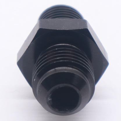 HiSport 6AN to 1/4 NPT Male Hose Fitting Adapter, Universal Aluminum Flare Male 6AN to 1/4'' NPT Union Fuel Oil Line Pipe Connector Black Anodized