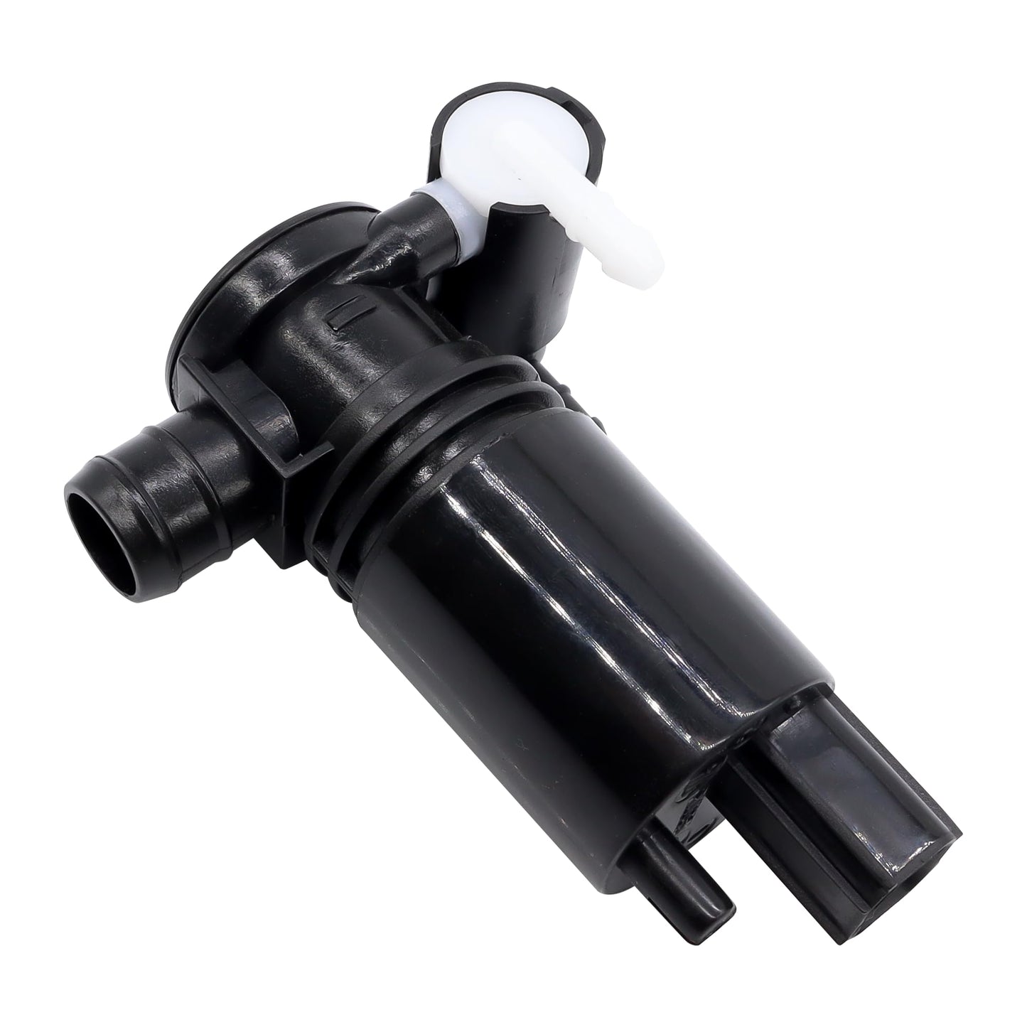 HiSport 8A61-17K624-AA Windshield Washer Pump - Compatible with Ford Explorer Fiesta Edge Flex Compatible with Transit Connect Taurus X Lincoln MKT MKX 2007-2015