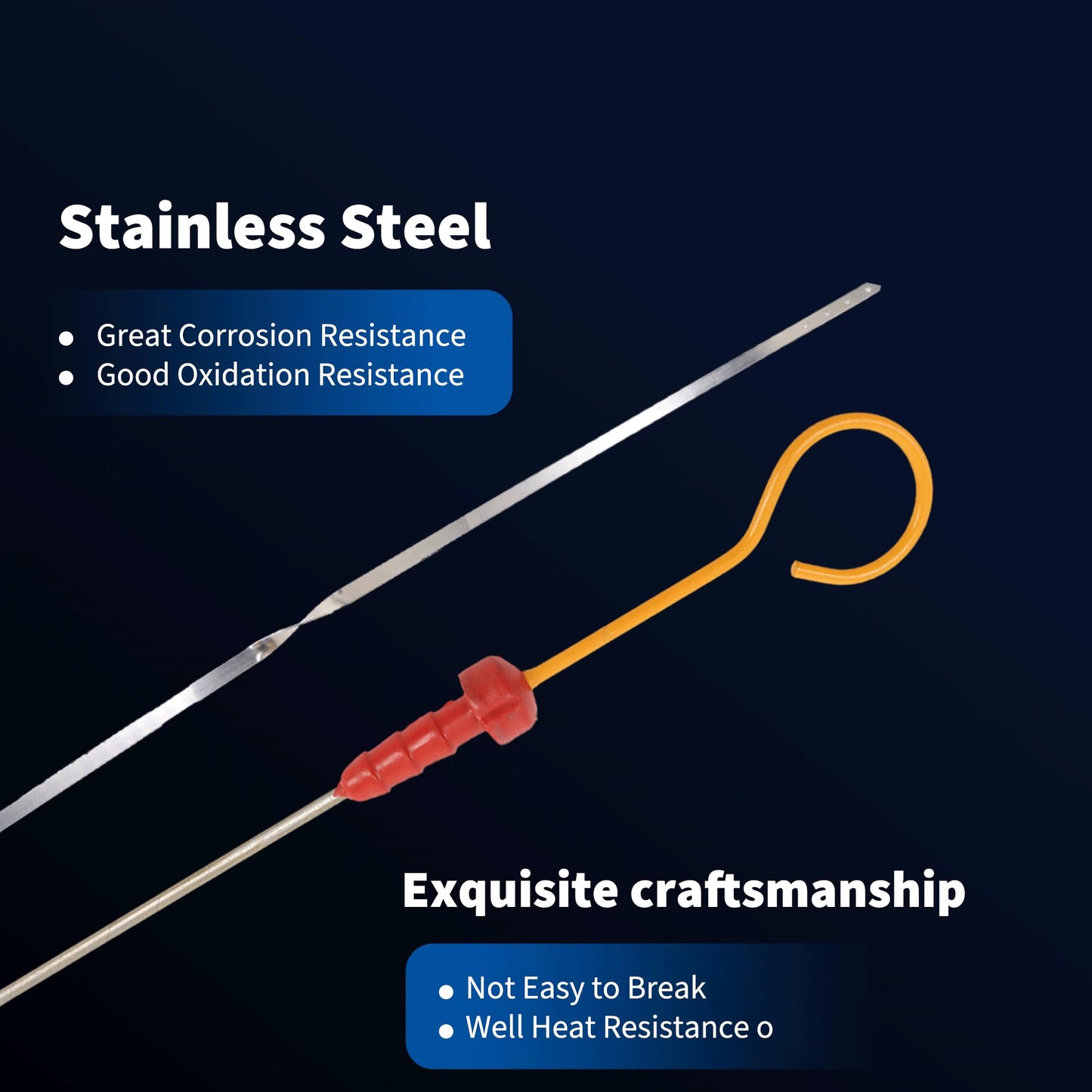 HiSport Gauge Oil Dipstick - Compatible with Kawasaki Mule 4010, 3000, 3010 Accessories Auto Parts Replacement 52005-2149