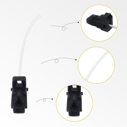 HiSport Starter Motor Solenoid Connector Compatible with Hyundai Accent Azera Elantra Entourage Equus Kona Santa Fe Sonata Tiburon Tucson Veloster Veracruz