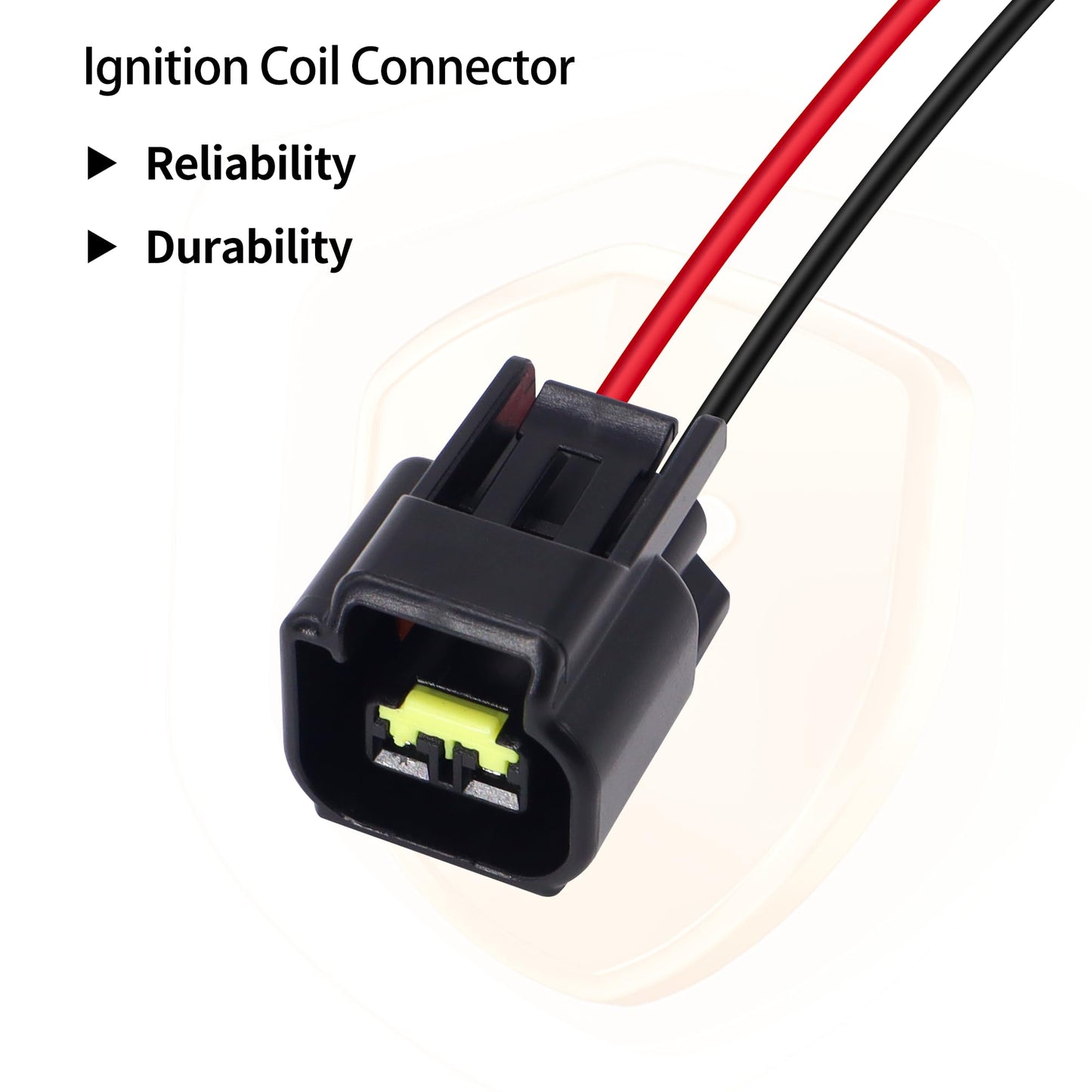 HiSport Ignition Coil Camshaft Crankshaft Position Sensor Connector Pigtail Harness Compatible with Ford Mustang F-150 F-250 F-350 4.6L 5.4L 6.8L,8PCS