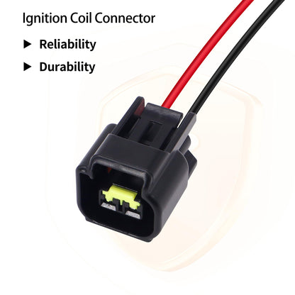 HiSport Ignition Coil Camshaft Crankshaft Position Sensor Connector Pigtail Harness Compatible with Ford Mustang F-150 F-250 F-350 4.6L 5.4L 6.8L,8PCS