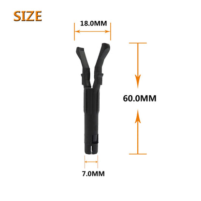 Hisport Retaining Clips Kit Replacement for Vortec Fuel Injector Compatible with Chevrolet GMC 4.3L 5.0L 5.7L £¨12 pcs/set)