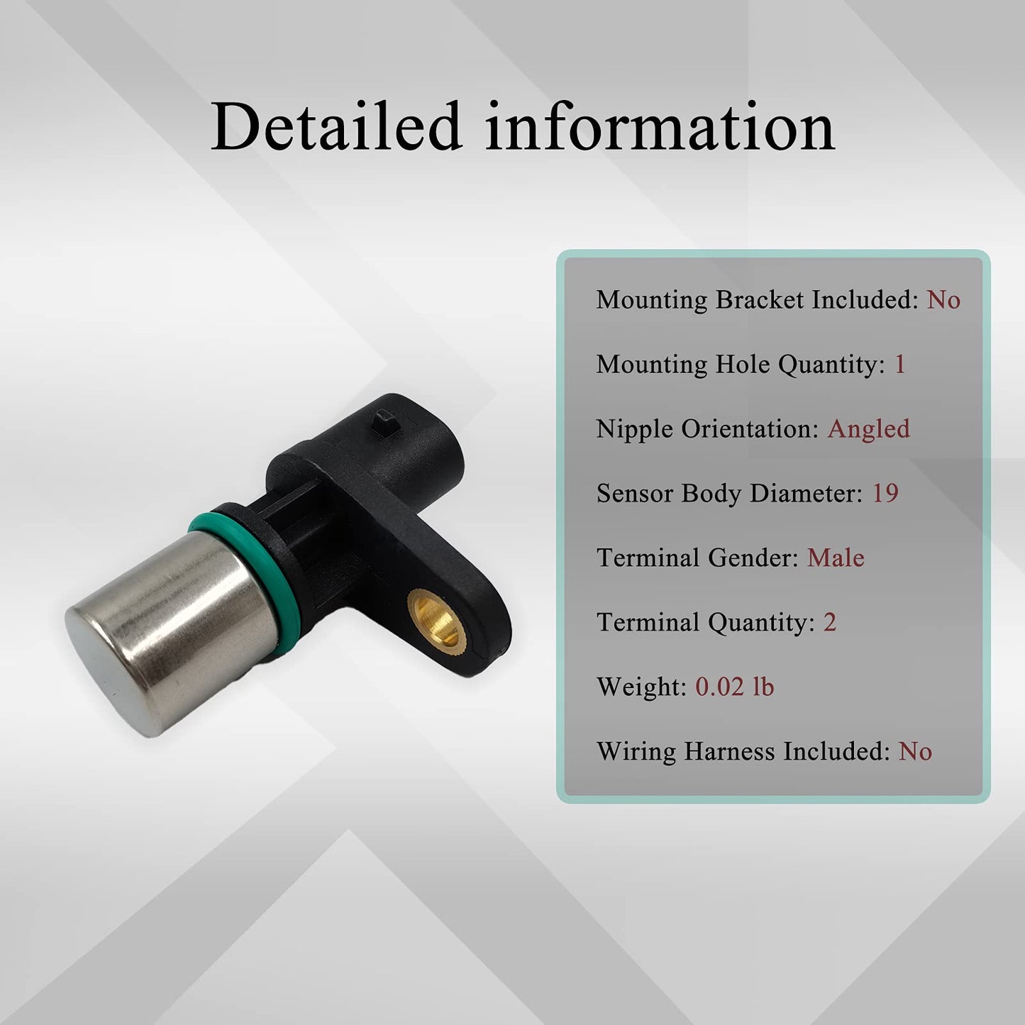 HiSport 12567712 Engine Crankshaft Position Sensor - CPS Compatible with Oldsmobile Chevy Buick GMC Pontiac Isuzu Saab Saturn 2.2L 2.3L 2.4L 2.5L 3.5L 3.9L 4.2L Vehicles (1987-2007)