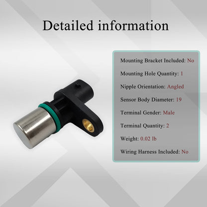 HiSport 12567712 Engine Crankshaft Position Sensor - CPS Compatible with Oldsmobile Chevy Buick GMC Pontiac Isuzu Saab Saturn 2.2L 2.3L 2.4L 2.5L 3.5L 3.9L 4.2L Vehicles (1987-2007)