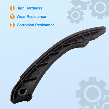 HiSport 3Pcs Upper & Lower Timing Chain Guide Rail Compatible with BMW 323i 325i 530 E39 E53 X5 X3 E85 Z4 - replaces 11311703717 11311722651
