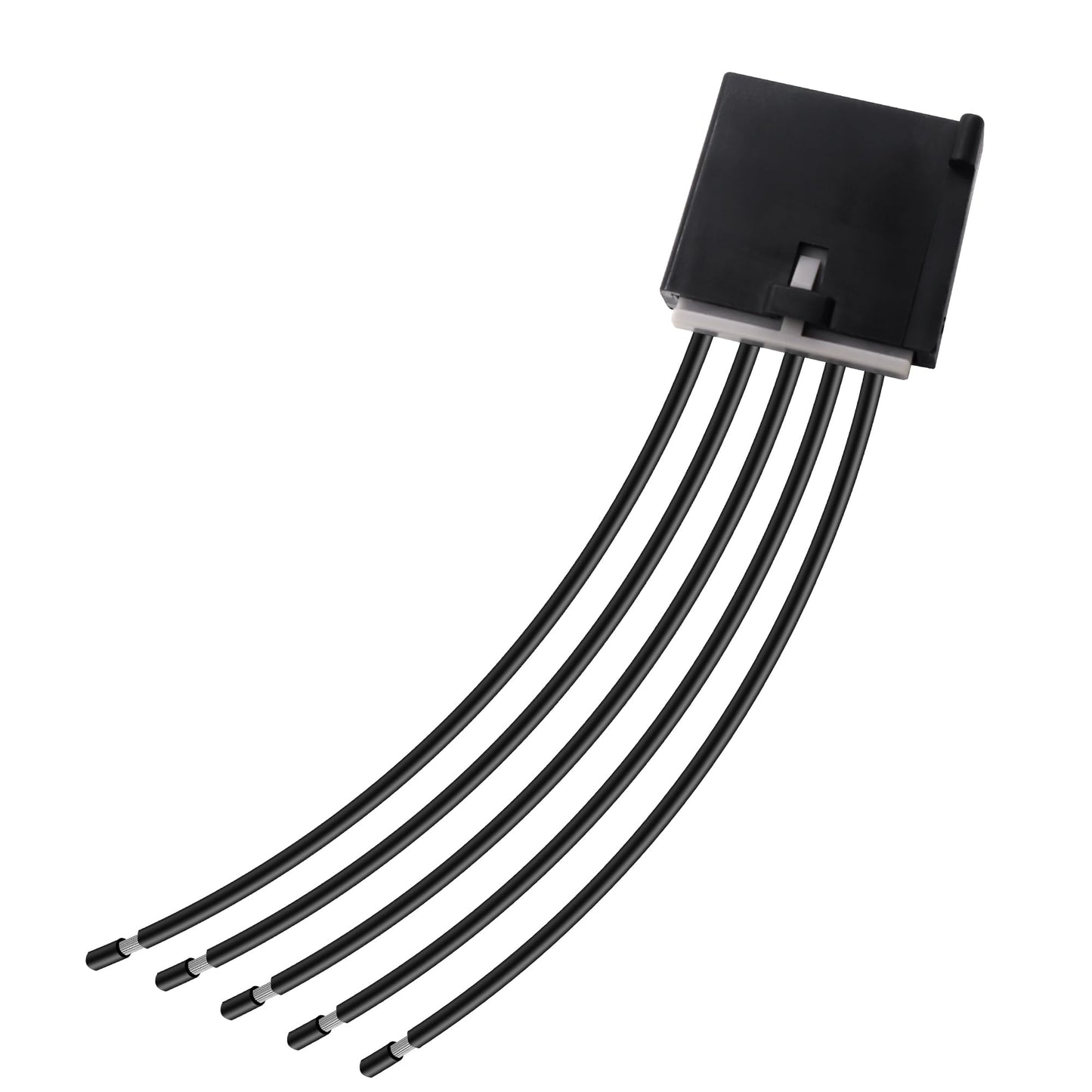 HiSport WPT1285, 645-512 Blower Motor Resistor Connector Wire Harness Pigtail AC Fan Blower 5 Wire Assembly Compatible with Ford Fusion 2010-2015, Lincoln MKZ Mercury Milan