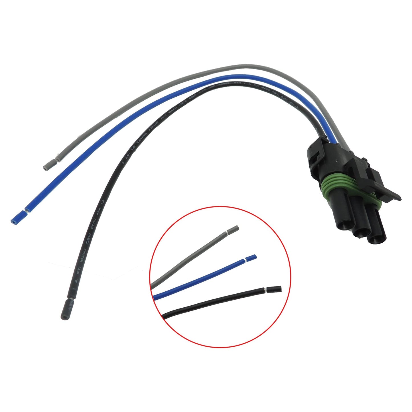 HiSport Throttle Position Sensor Connector Compatible with Chevrolet Dodge GMC Chrysler Eagle Ford Replace PT2303