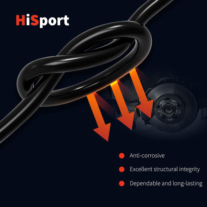 HiSport 2PCS ABS Wheel Speed Sensor Rear Driver and Passenger Side Compatible with BMW ActiveHybrid 3 M235I 118I 120I 220I 228I 230E 320I 328D 328I 330E 330I 335I 335IS 440I Replacement for ALS2724