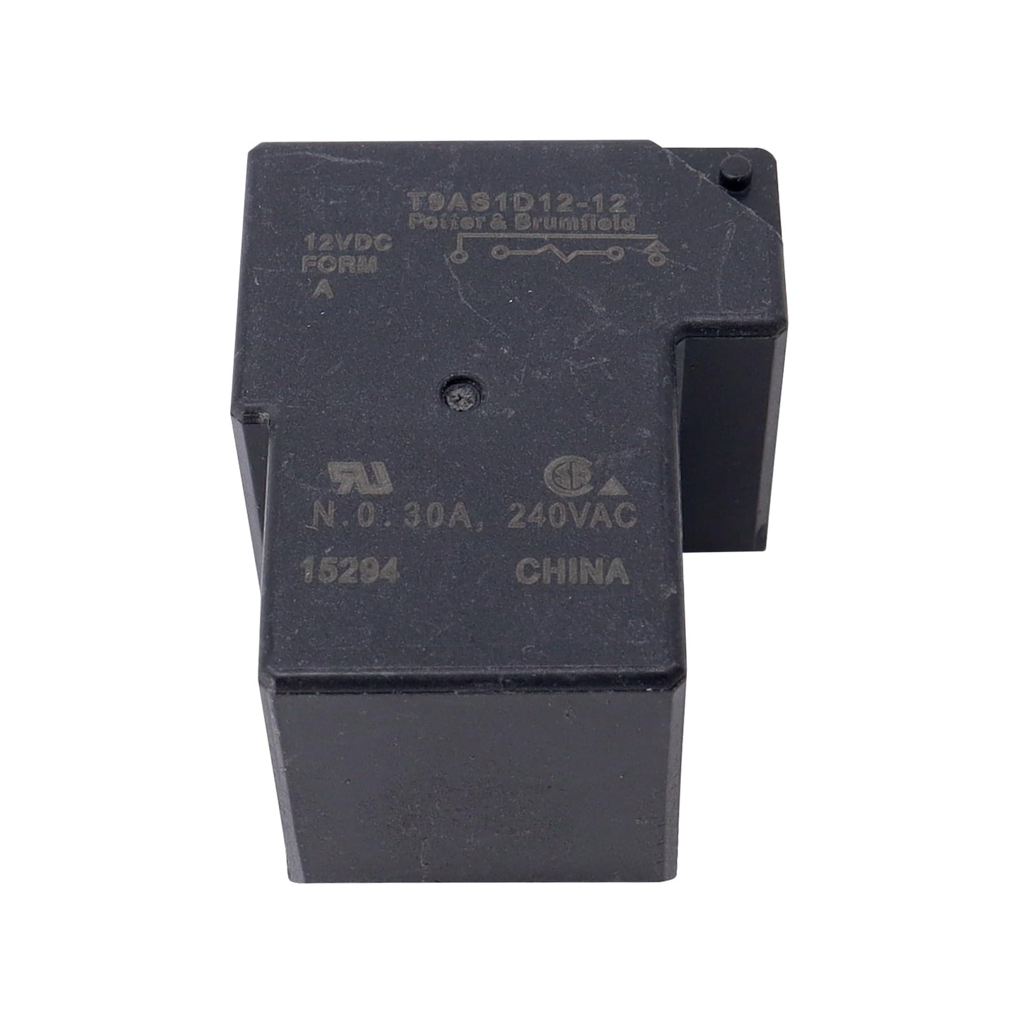 HiSport T9AS1D12-12 Power Relay 12VDC 30A SPST-NO PCB Compatible with PC Board or Panel-Mounted Applications