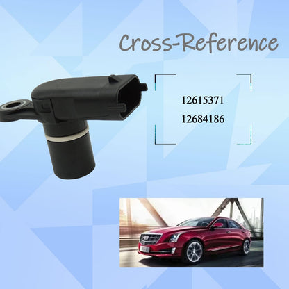 HiSport 12684186 Camshaft Position Sensor Compatible with Buick Enclave Lacrosse, Cadillac ATS CT4 CT6 CTS SRX STS XTS, Chevrolet Chevy Camaro Caprice, GMC Acadia Canyon, Saab 9-5,Saturn Outlook