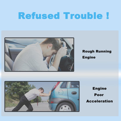 Intake & Exhaust Oil Control Variable Valve Timing VVT 24375-2E100 & 24355-2E100 Compatible with Hyundai Elantra Kona Sonata Hybrid Tucson