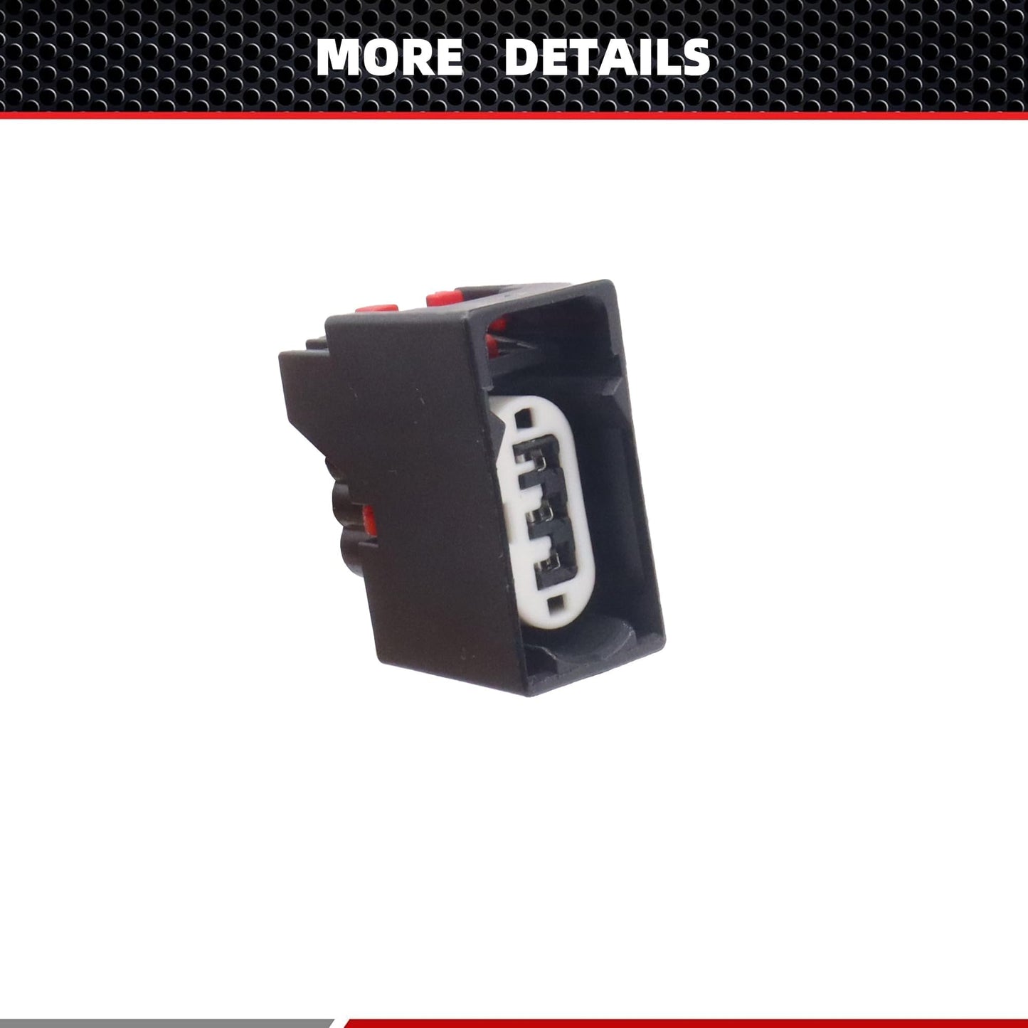 HiSport 68065016AB Front Turn Signal Light Connector Plug Pigtail Wire Harness Compatible with Jeep Wrangler JK 2007 2008 2009 2010 2011 2012 2013 2014 2015 2016 2017 2018