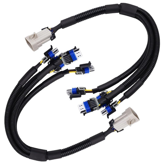 HiSport Ignition Coil Harness Connector Compatible with GM LQ9 LQ4 LS2 LS3 LS7 LSX 4.8 5.3 6.0 6.2 7.0 Truck Relocation Applications 2PCS
