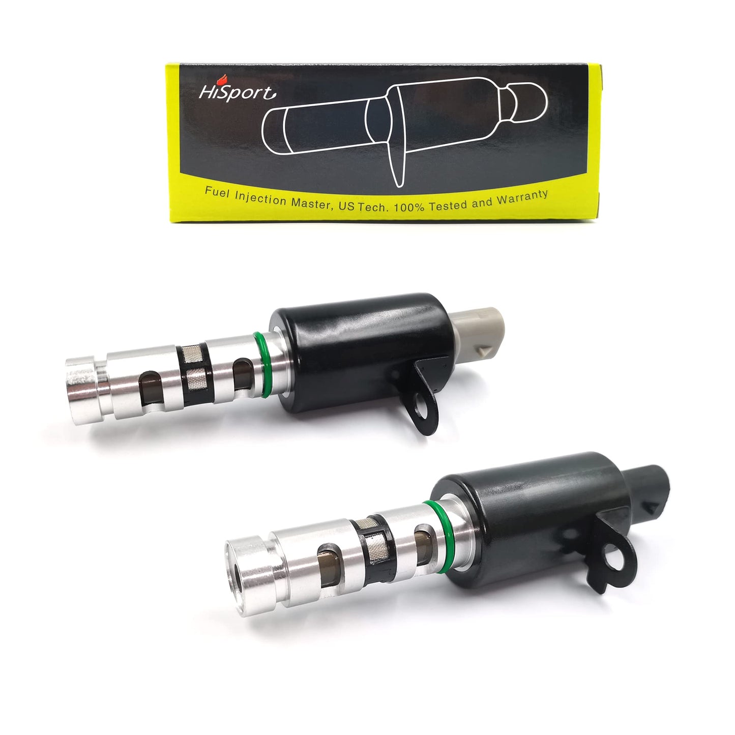 HiSport Oil Control Variable Valve Timing VVT Compatible with Azera Entourage, Genesis, Genesis Coupe, Santa Fe, Sonata, Veracruz Replace 24355-3C200+24355-3C100