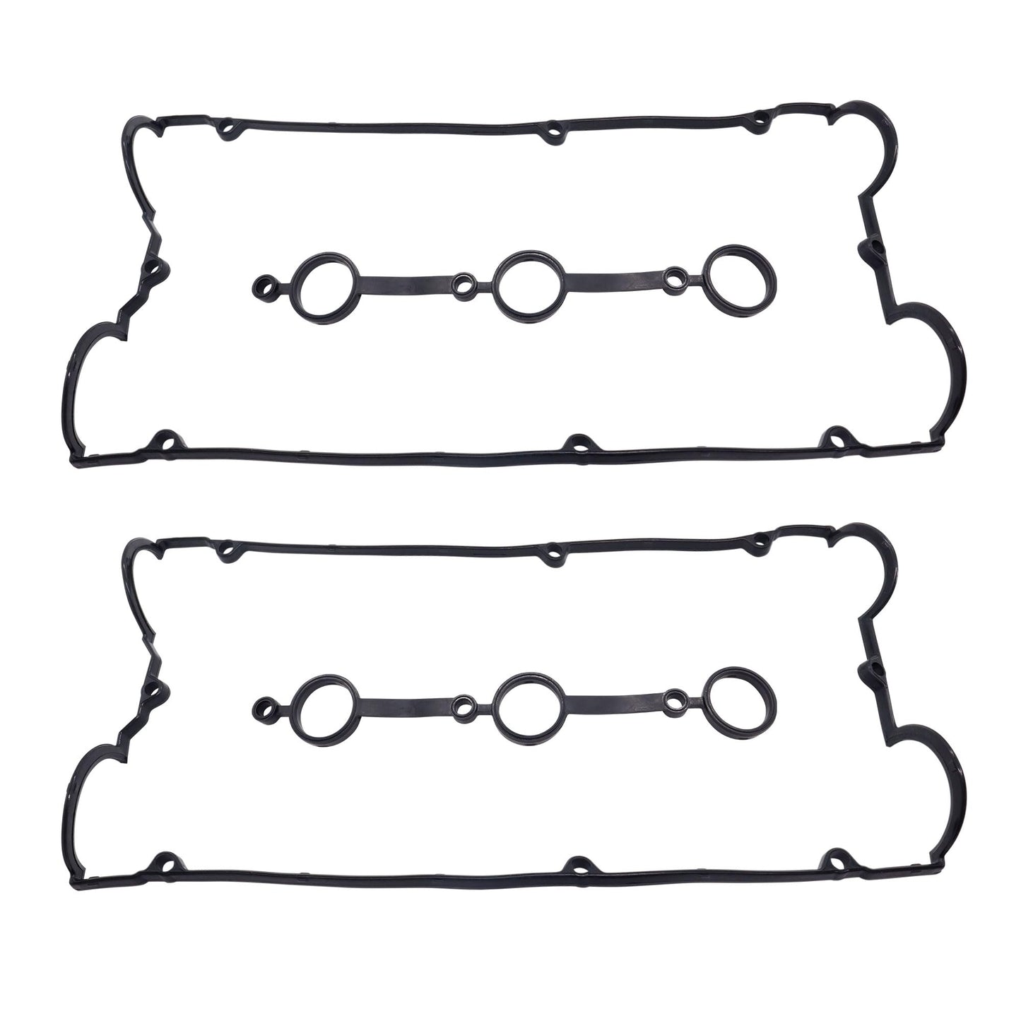 HiSport Engine Valve Cover Gasket Set - Compatible with Hyundai XG30 Santa Fe XG350 Compatible with Kia Amanti Sedona Sorento 3.5L 2001-2006 - Replace VS50658R1