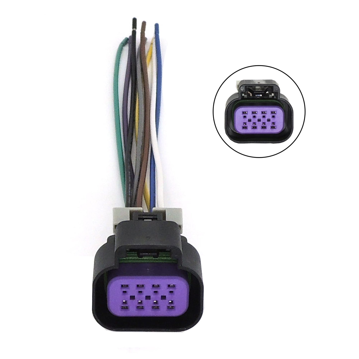 HiSport Gen 3 Throttle Body Connector Pigtail DBW 8 Wire Vortec 4.8 5.3 6.0 LQ4 LQ9, 2PCS