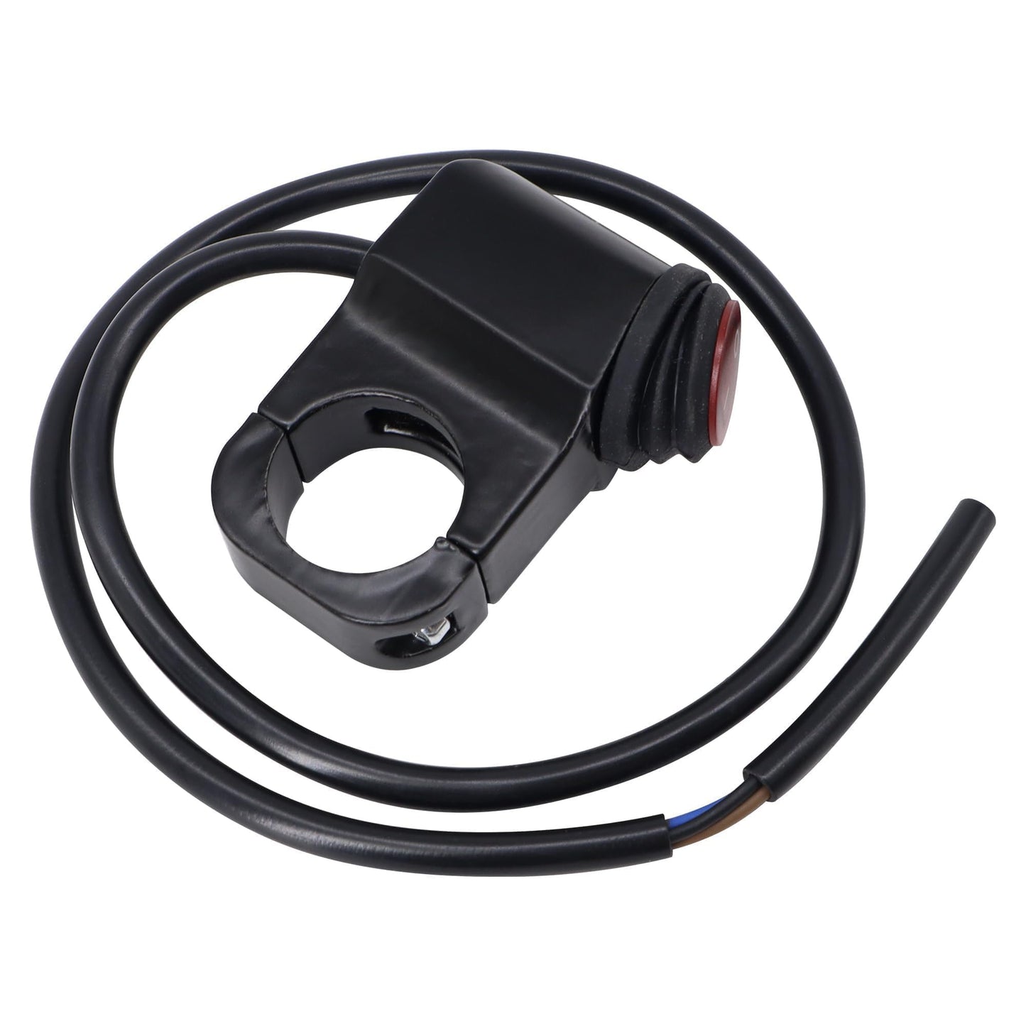 HiSport 1PC Motorcycle Handlebar Switch Plug and Play 12V ATV Handlebar Light Switch Push Button Waterproof ON Off Switches Compatible with ATV UTV Driving Lights- Fits 7/8" Handlebars (22mm)