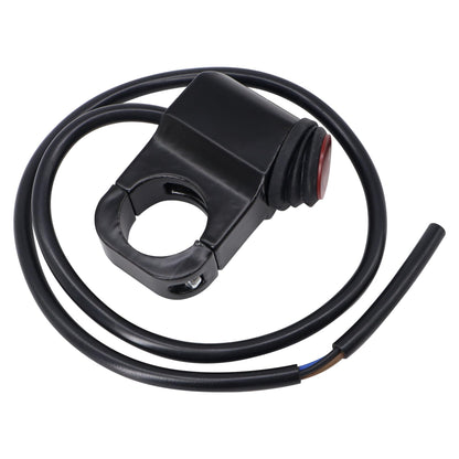 HiSport 1PC Motorcycle Handlebar Switch Plug and Play 12V ATV Handlebar Light Switch Push Button Waterproof ON Off Switches Compatible with ATV UTV Driving Lights- Fits 7/8" Handlebars (22mm)