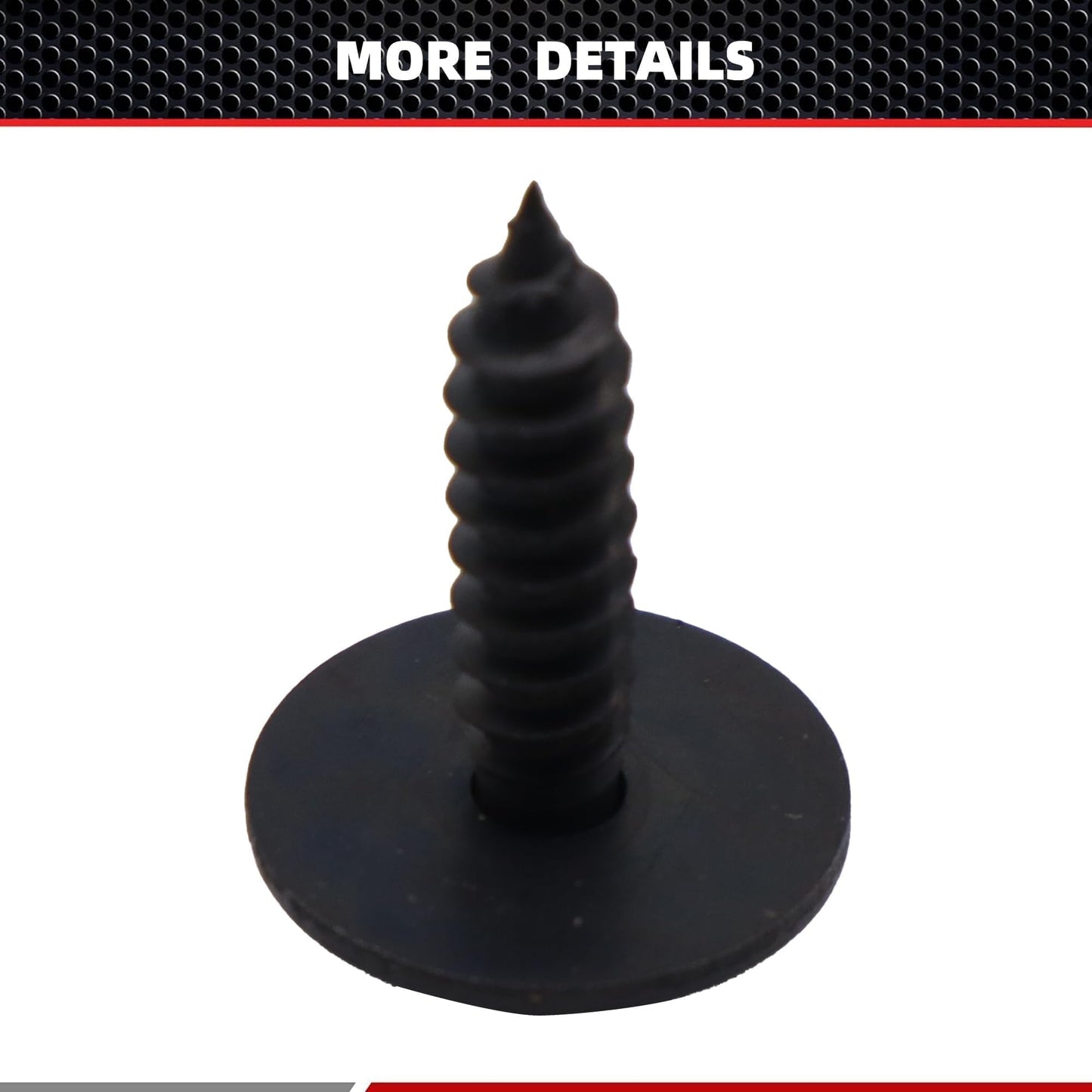 HiSport 90114SE0000 50PCS Fender Liner Splash Shield Wheelhouse Liner Screw Phillips Truss Head Sems Compatible with Honda Acura Accord Civic CR-V Element HR-V RDX TL TSX RSX RL NSX Legend CL