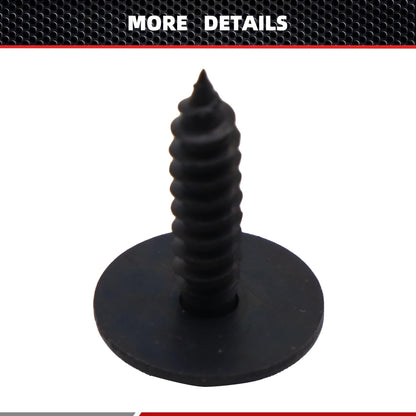 HiSport 90114SE0000 50PCS Fender Liner Splash Shield Wheelhouse Liner Screw Phillips Truss Head Sems Compatible with Honda Acura Accord Civic CR-V Element HR-V RDX TL TSX RSX RL NSX Legend CL