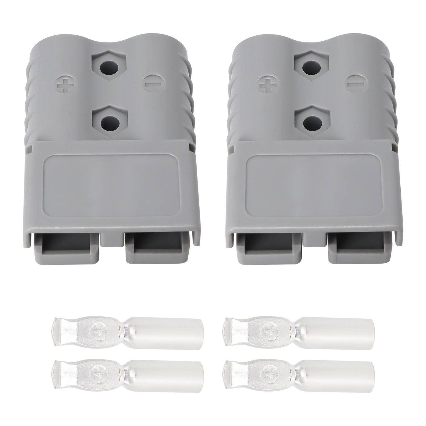 HiSport 120A Battery Quick Connect 120Amp 600V Compatible with Anderson Connector Plug, Battery Quick Disconnect Kit, Winch Quick Connect Wiring 2PCS