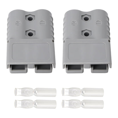 HiSport 120A Battery Quick Connect 120Amp 600V Compatible with Anderson Connector Plug, Battery Quick Disconnect Kit, Winch Quick Connect Wiring 2PCS