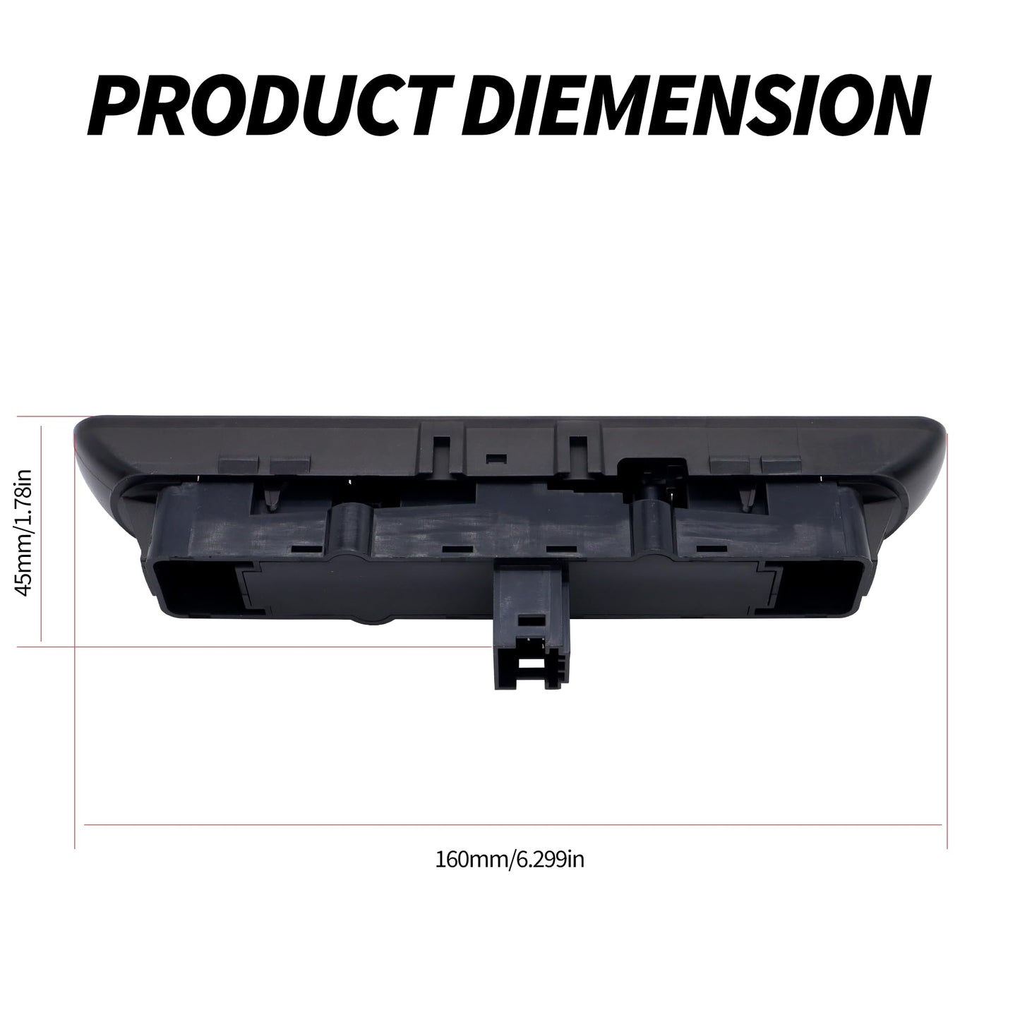 HiSport 99761310502A05 Hood Decklid Release Switch - Compatible with Porsche 911 2005-2013 Boxster 2005-2012 Cayman 2006-2012