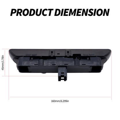 HiSport 99761310502A05 Hood Decklid Release Switch - Compatible with Porsche 911 2005-2013 Boxster 2005-2012 Cayman 2006-2012