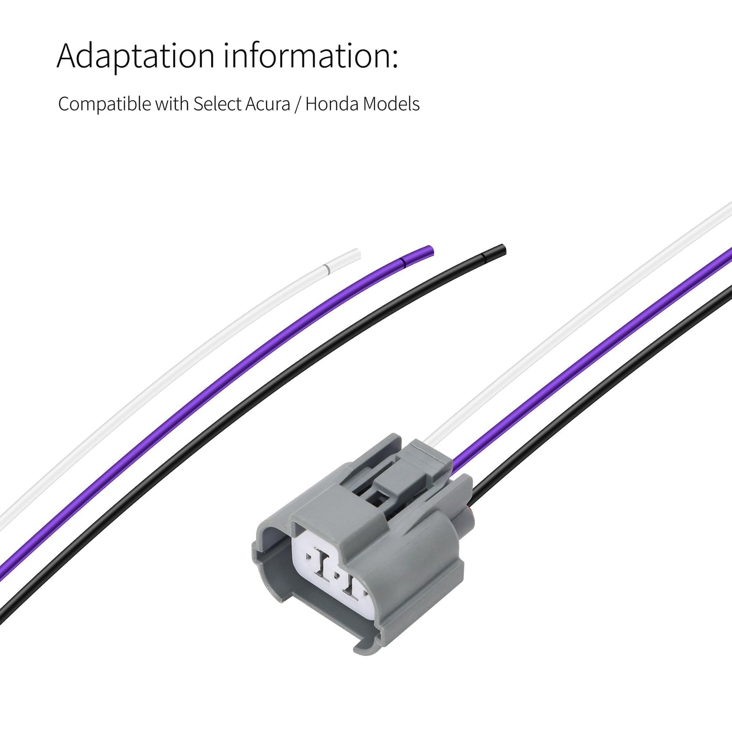 HiSport 645-916 Speed Sensor Connector Compatible with Honda Accord 1992-1997, Civic 1992-1995, Del Sol 1993-1997, Odyssey 1995-1998, Prelude 1993-2001, Acura CL 1997, NSX 1993-2000, TL 1999 2000