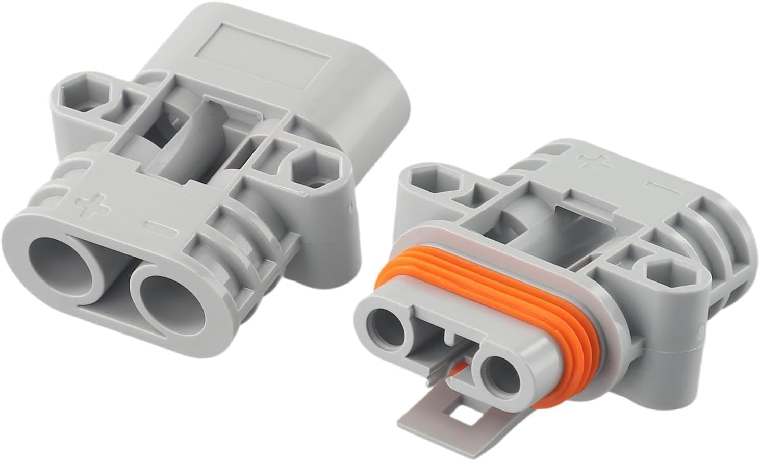 HISports 50A 600V Batterieanschluss Stecker (2 Satz) - Schneller und einfach zu montierender Steckverbinder für Klimaanlagen, Wohnmobile und Wohnwagen，Steckverbinder Schnellanschluss Stecker