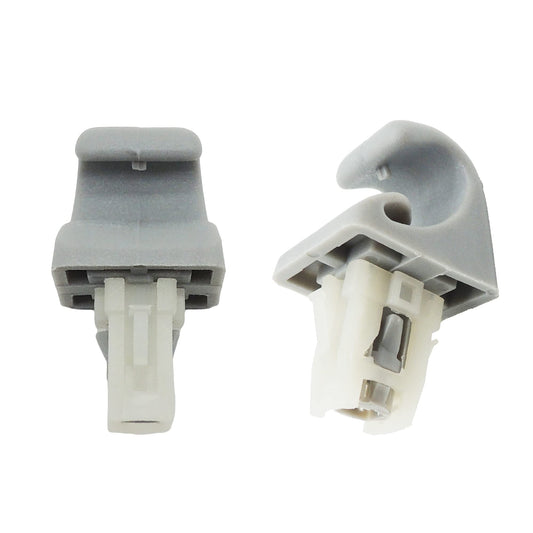 HiSport Interior Sun Visor Hook Clip Bracket Compatible with Toyota Camry Corolla Highlander Prius RAV4, 2PCS
