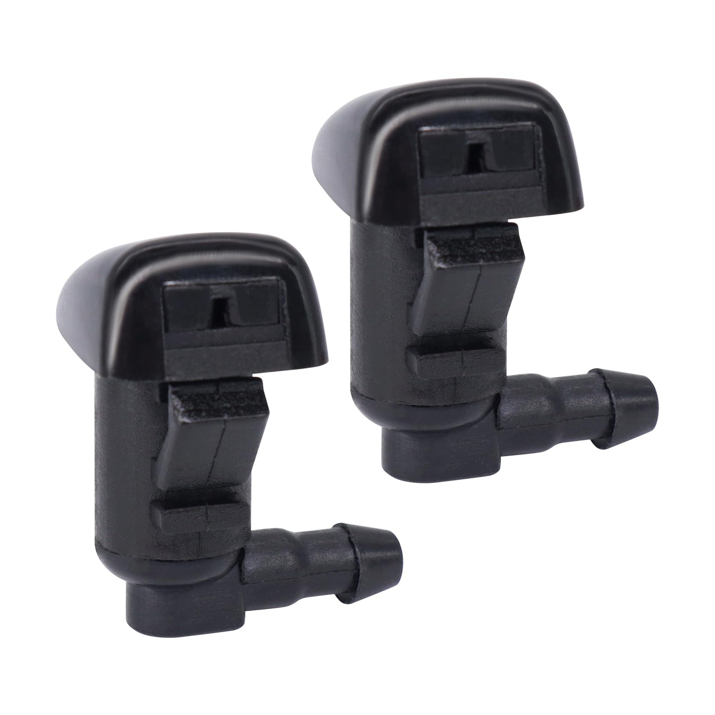 HiSport 8E5Z-17603-A Windshield Washer Nozzle - Compatible with Ford Fusion Lincoln MKZ 2008 2009 2010 2011 2012 Mercury Milan 2008 2009 2010 2011 - (Two Side)