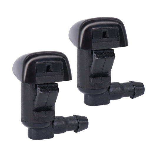 HiSport 8E5Z-17603-A Windshield Washer Nozzle - Compatible with Ford Fusion Lincoln MKZ 2008 2009 2010 2011 2012 Mercury Milan 2008 2009 2010 2011 - (Two Side)