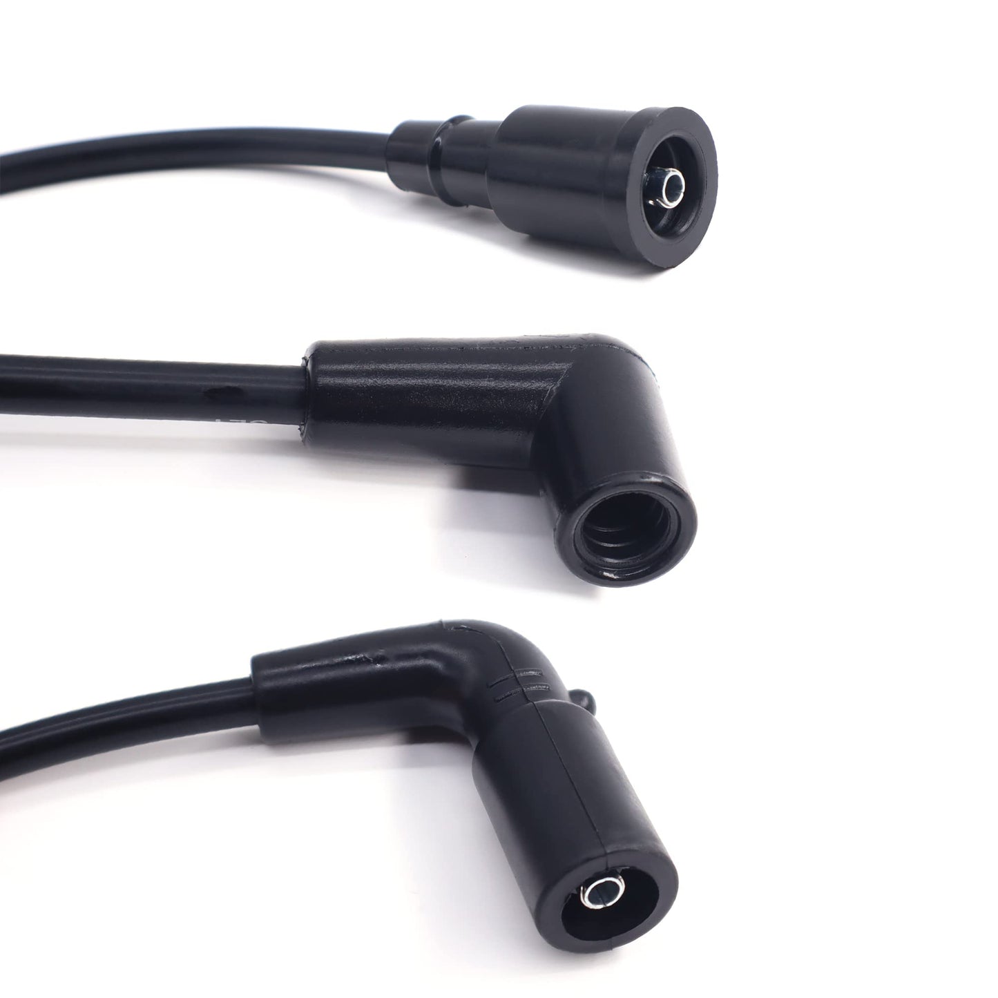 HiSport Spark Plug Wire Set 9718Q 9PCS - Compatible with Chevy GMC C1500 K1500 Silverado Sierra Yukon Tahoe Express Suburban Savana C2500 K3500 Pickup 5.7L 5.0L V8 HI Temp, Replace 88862381 9388D