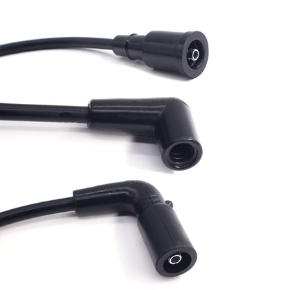 HiSport Spark Plug Wire Set 9718Q 9PCS - Compatible with Chevy GMC C1500 K1500 Silverado Sierra Yukon Tahoe Express Suburban Savana C2500 K3500 Pickup 5.7L 5.0L V8 HI Temp, Replace 88862381 9388D