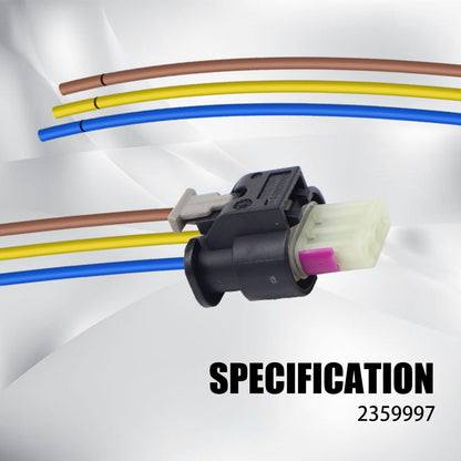 HiSport 2359997 PDC Parking Sensor Connector 3 Pin - Compatible with BMW X3 F25 X5 E70 F10 F11