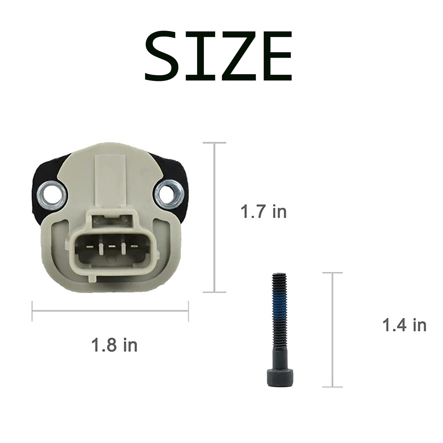 HiSport Distributor Ignition Pickup 56028143 and 5017479AA Throttle Position Sensor - Compatible with Dodge B1500/B2500/B3500 1998 Dakota 1998-2003 RAM